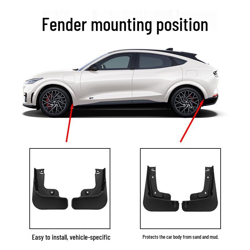 21-25 Ford Mustang Mach-E Mudguard Fender Accessories