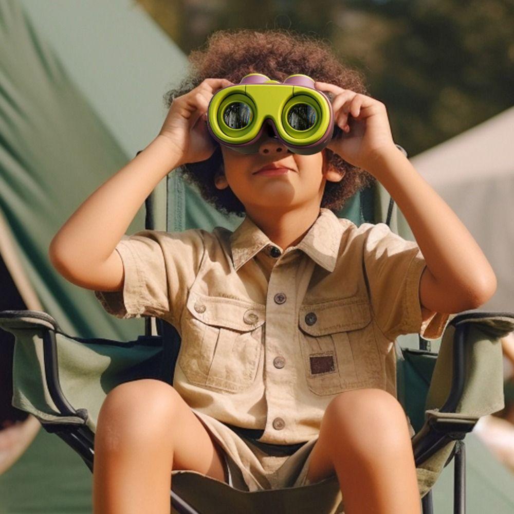 Plastiska Bärbara Förstoringsleksaker Kikare Förstoringsglas Aktivitets- och Reseanvändning