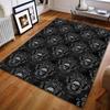 Retro Style Skull Pattern Carpet for Bedroom Living Room Bedside Sofa Floor Mat Modern Home Decor Area Rug Machine Wash