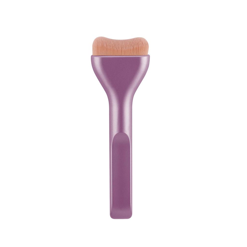 Ultra-Thin Tongue Shape Cushion Powder Brush - Flat Head, Soft Bristles for Seamless Concealer Application