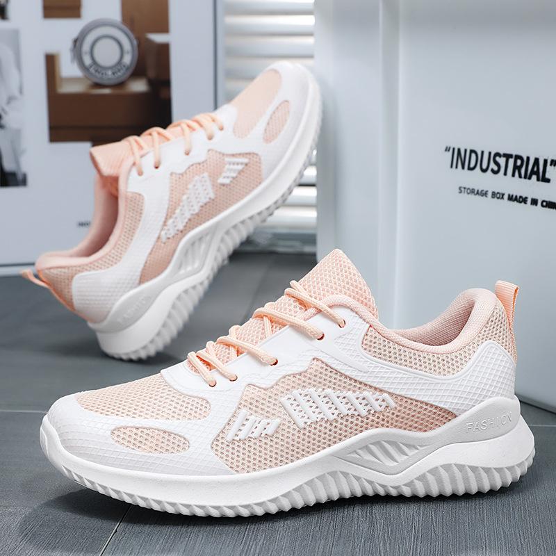 Shoes Women's New Spring Women's Shoes Fashion Casual Breathable Running Shoes Soft Sole Women's Sports Shoes