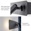 Modern Black White LED Wall Lamp Rotating Bedroom Bedside Light Study Room Reading Night Lighting Indoor Decor With 3W Spotlight