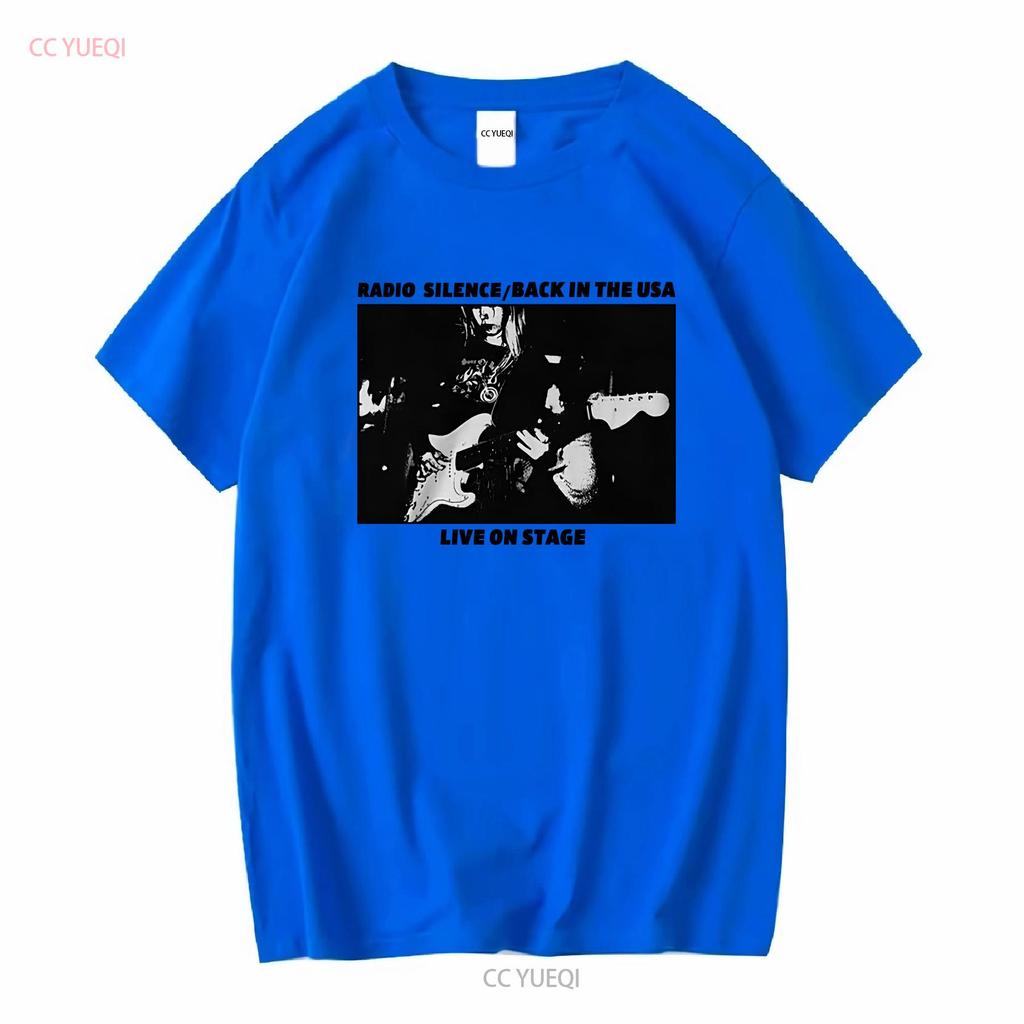 BRANDY MELVILLE JOHN GALT RADIO SILENCE LIVE ON STAGE USA SHIRT CREAM MENS L NEW vintage Washed Breathable graphic Soft