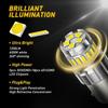 4X AUXITO 1157 LED Turn Signal Brake Reverse Parking Light Bulb White CANBUS EOA