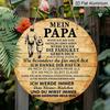 2D Flat Aluminum Father's Day-themed Ornaments In Various Sizes. Featuring Heartfelt Quotes and A Father-daughter Silhouette, These Make An Ideal
