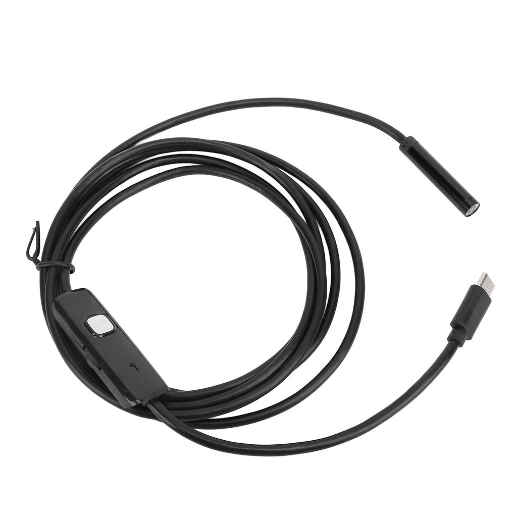 7mm Diameter 2m Cable Industrial Endoscope Type C USB MicroUSB Inspection Camera for Mechanical Internal Structure