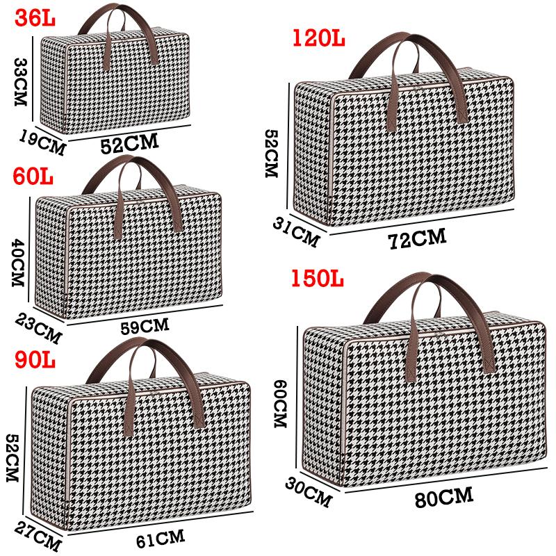 Large Capacity Storage Bag Waterproof Moisture Proof Clothes Quilt Storage Bag Foldable Travel Luggage Bag Wardrobe Organizer