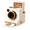 3D Printed Latte Art Camera - One-Click Coffee Art Maker for Lattes, Cappuccinos, Hot Chocolate - Chocolate Powder Foam Printer, Custom Designs