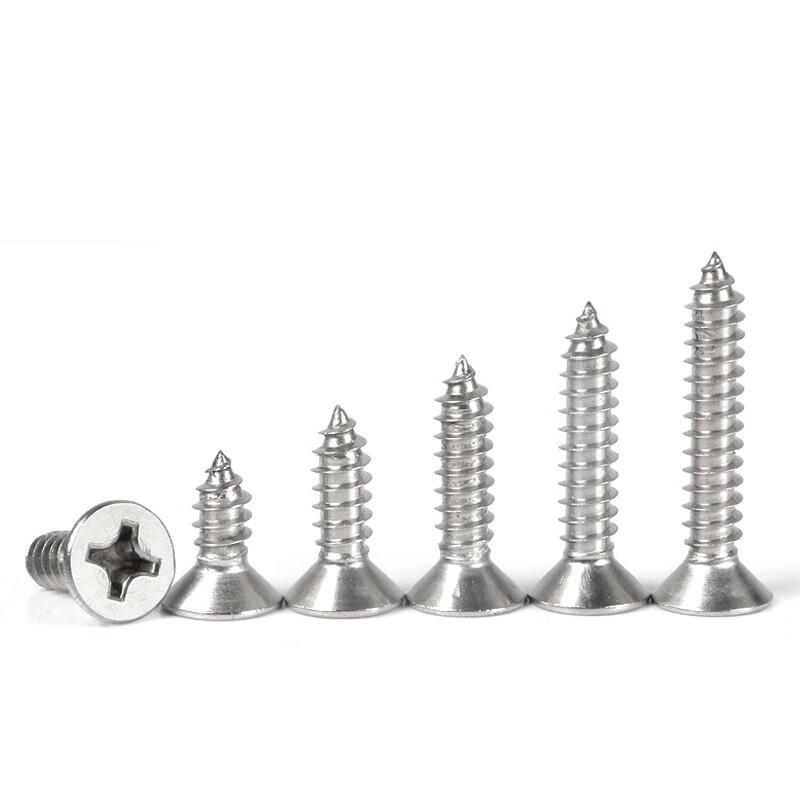 Hysdic 304 SS Phillips Flat Head Self-Tapping Screws