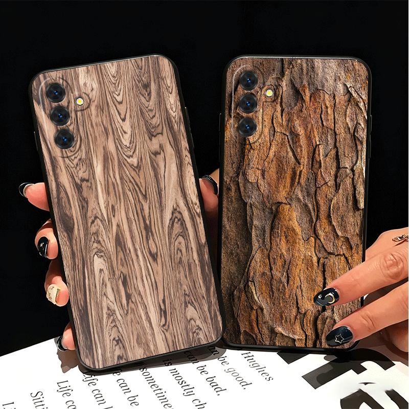 Vintage Wood Grain Pattern Soft Phone Case for Samsung A17 A37 A57 A16 A26 A36 A56 A15 A25 A35 A55 A14 A24 A34 A54 A13 A23 A33 A