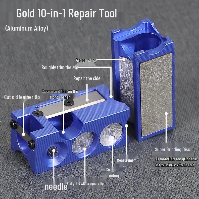Jundingying 10-in-1 Billiard Cue Tip Repair Tool