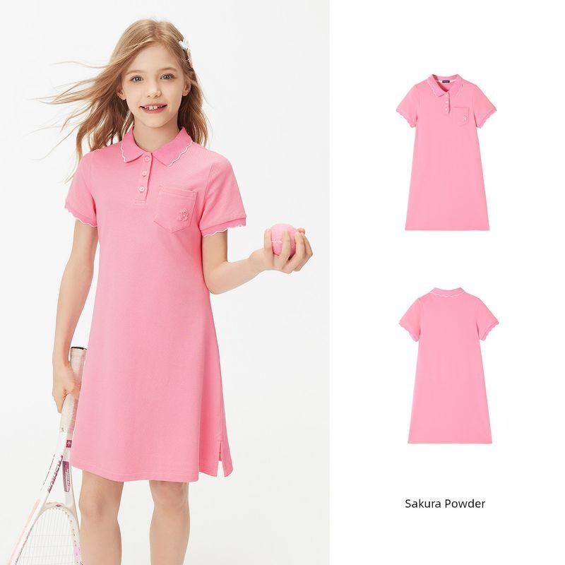 Navigare Italian Small Sailboat Children's Clothing Girls' Short-Sleeved Dress 2026 Summer Fashionable Children's Dress