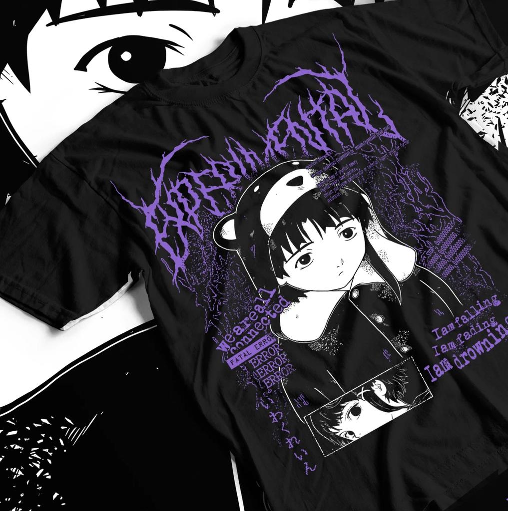 Tričko Serial Experiments Lain tričko lain miku Anime Manga Dárek Unisex tričko