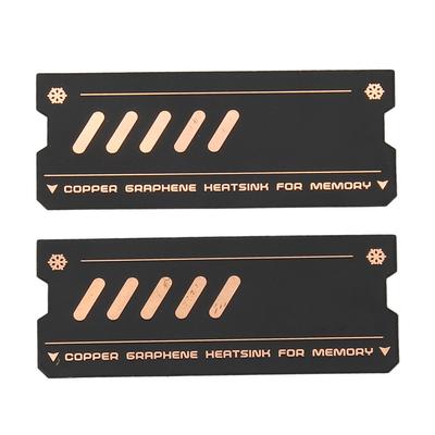 Memory Cooling Heatsink Graphene Fast Conduction Stable Durable Copper Heat Sink for DDR4 DDR5