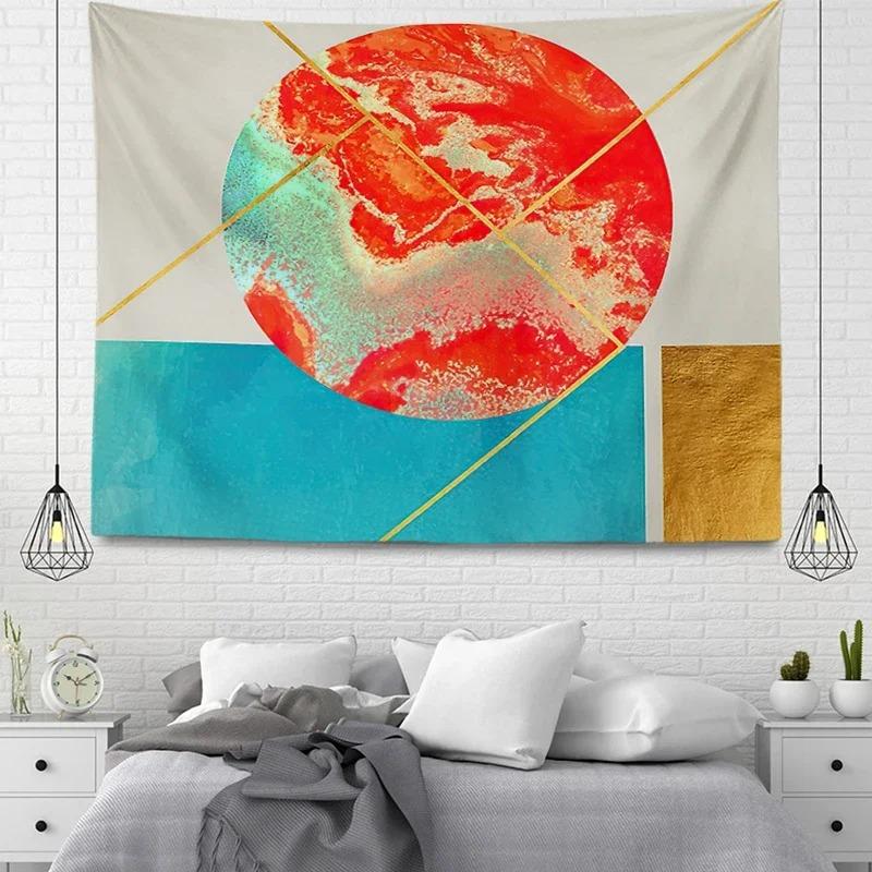 Simple Pattern Plant Decorative Tapestry Home Wall Living Room Office Decorative Tapestry