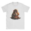 Kawaii Baby Monkey Punch Cute Japanese Macaque UkiyoE TShirt Beach  Hippie T Shirts Couple Cotton O Neck Clothing Short Sleeve