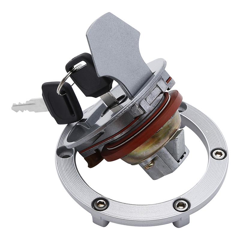 Tapa de la tapa del depósito de combustible de gasolina de la motocicleta con cerradura y llave para Kawasaki Ninja 300 2013-2017 Ninja 250R 2008-2014 ER250 ER300 Z250 Z300