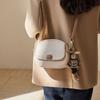 Mrs. Qiao Bag 2025 New Crossbody Bag Women's Bag Spring and Autumn High-end Feel Single Shoulder Small Bag Ladies Genuine Leather Small Round Bag
