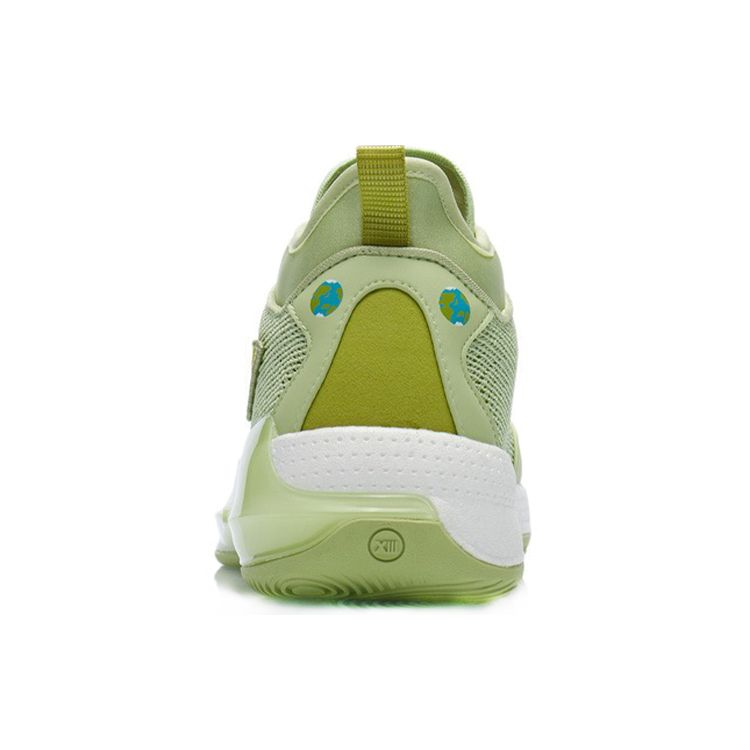Li Ning Yu Shuai 13 Low Lace-Up Fabric Synthetic Leather TPU Shock Absorption Anti-Slip Wear-Resistant Support Men Basketball Shoes ABAQ013-14