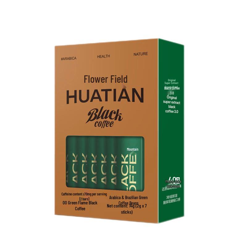 Huatiacui Daily Freeze-Dried Instant Black Coffee (7-Count)