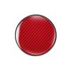 Car 5D Carbon Fiber High Brightness Print Coaster, PVC Rubber Anti-slip Pad Car Cup Holder Mat, For Car Interior Decoration