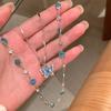 Kvinner Halskjede Faux Crystal Enkelt/Dobbeltlags Sommerfuglanheng Justerbar med utvidet lengde Ball Party Neck Smykker Bryllupschoker