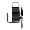 Wood Stove Fan for Magnet Pipe Non Electric Heat Powered Aluminum Alloy Burning Fireplace Gas Burner Thermal Fan