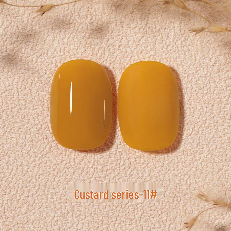 2024 Gel Polish Set: Cheese, Ginger Yellow, Egg Yolk, Milky Yellow Shades - Phototherapy Nail Art Collection