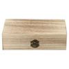 Retro Rectangular Wooden Storage Box Clamshell Desktop Organizer Jewelry Gift Box For Home Decor Organizador