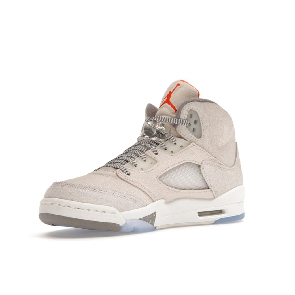 Air Jordan 5 Retro SE Craft GS Light Orewood Brown Kinder-Sneaker Creme Safety-Orange Flat-Pewter FD9220-180