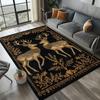 Nordic-style Mysterious Decorative Living Room Non-slip Rug Retro Style  Large Area Bedroom Plush Rug  Walk-in Closet Soft Mat