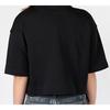 Crop Tops Women's Black Crew Neck Moderate CJ2276-010