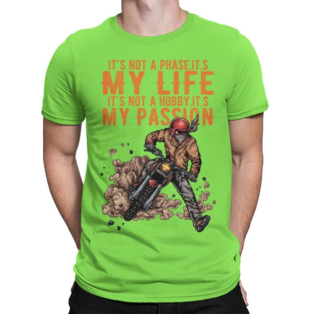 Biker Lovers Mens TShirt Motorbike Motorcycle Funny Skull Tee Top