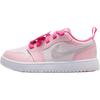 Air 1 Low Alt SE Wygodne Dopasowanie Niskie Buty do Koszykówki dla Dzieci Trampki Dziecięce Różowo-Białe II0594-600