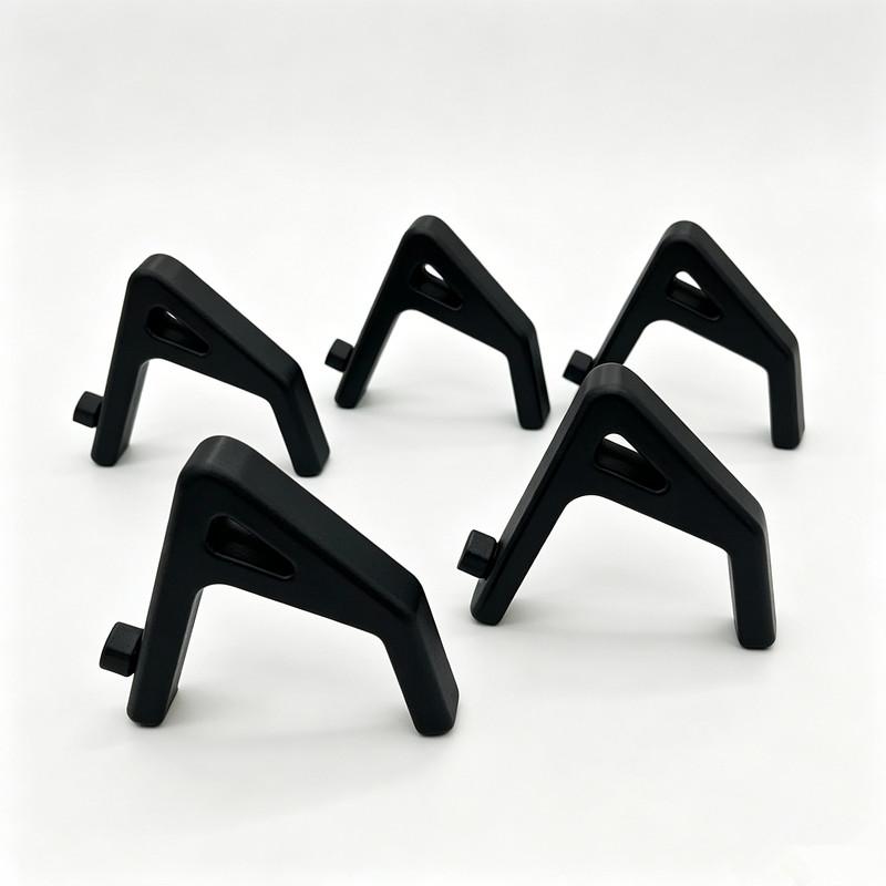 

3Pcs Universal Hooks For Shelving With 10.3Mm Hole Spacing Storage Hooks Garage Auxiliary Hooks Shelf Fittings Support Hooks чорний