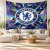 Tapeçaria de Parede do Chelsea FC, Pendente de Parede em Tecido Macio, Fundo Decorativo Para Quarto Arte de Parede para Casa