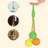 Interactive Cats Sisal Rope Sphere Toy Scratch and Chew Fun Indoor Play Toy Sisal Scratcher Sphere Toy for Kitten Cleaning
