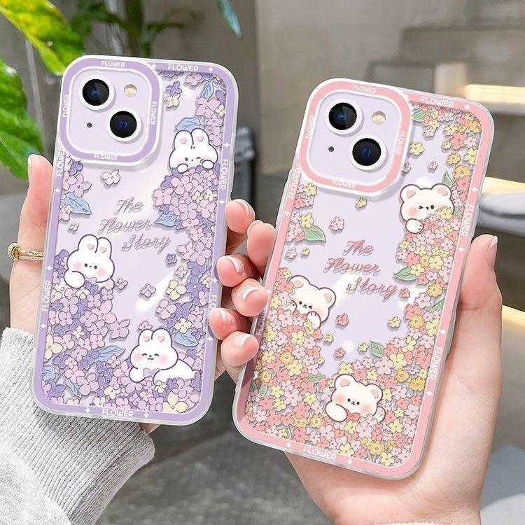 Case For Xiaomi Redmi Note 15 13 14 Pro Plus 5G 4G 12 Pro 12S 15C 14C 13C 12C 10C A5 Gardenia Flower Clear TPU New Design Covers