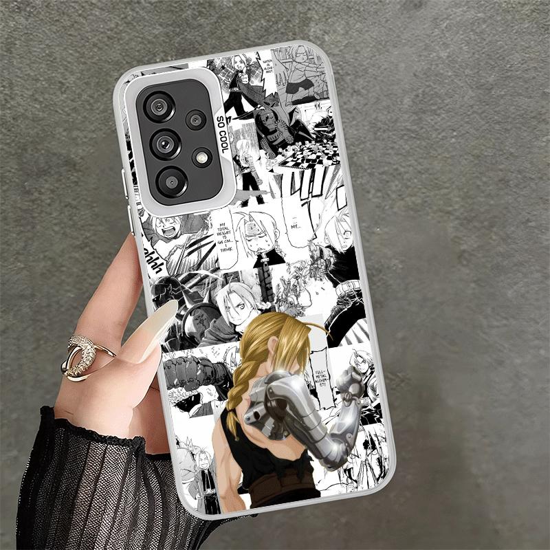 F-ullmetal A-Alchemist Anime Shockproof Phone Case for Samsung A17 A16 A15 A14 A37 A57 A36 A56 A26 A35 A55 A25 A34 A54 A24 A13 A