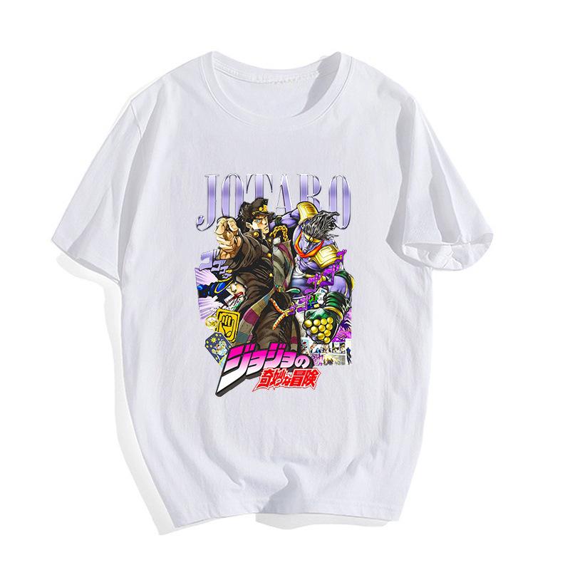 Yoshikage Kira Jojos Bizarre Adventure Anime Trend T-Shirt Baumwolle Grafik-T-Shirt Unisex Unisex Sommer Streetwear