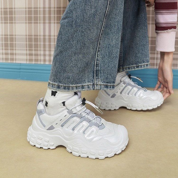 

Fashion outdoor hollow casual shoes women s 2025 summer and autumn new ugly cute shoes running sports shoes hiking shoes dad shoes 35