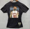 Mitchell & Ness RODMAN 91 T-shirt Grafica Uomo Taglia Piccola Girocollo Nero