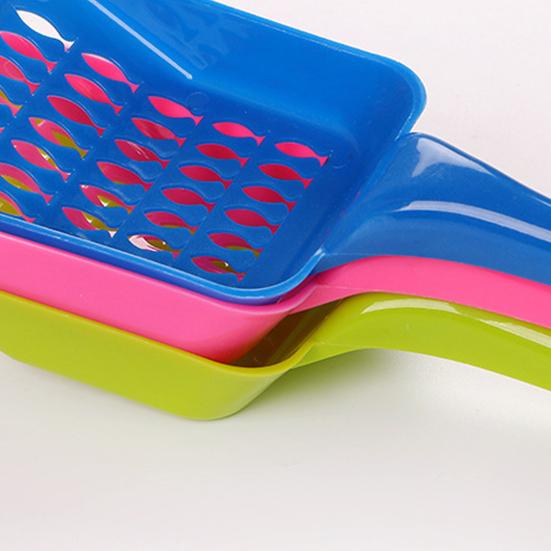 Tragbare Katzenklo-Hunde-Futter-Schaufel Plastikschaufel Reinigungsgerät Haustierbedarf