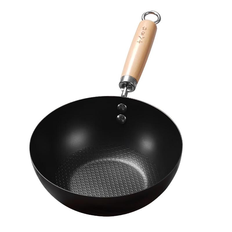 Shibazizuò Fine Iron Rust-Proof Non-Stick Wok