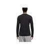 Adidas Logo Print Crew Neck Long Sleeve T-Shirt Men Tops Black DM4271