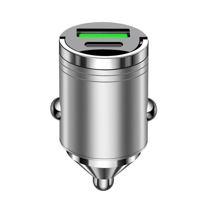 

Сверхбыстрая автомобильная зарядка PD 100 Вт со скрытым кольцом-пуллером OPP bag