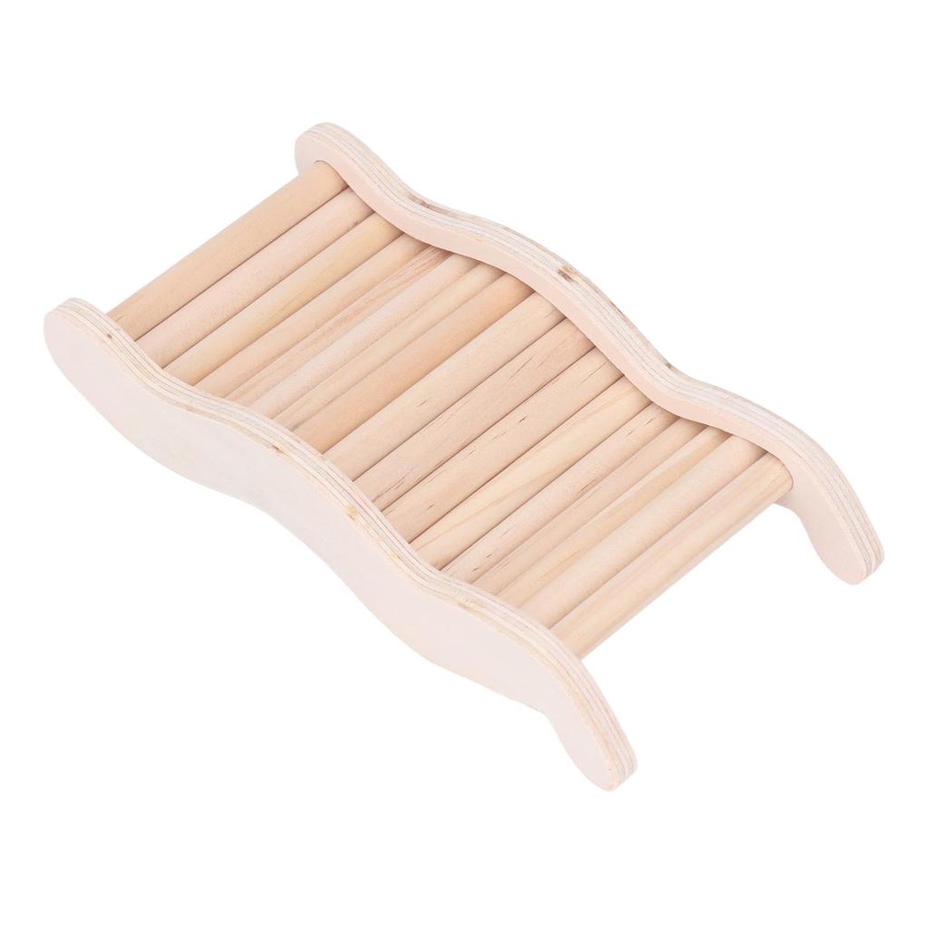 Dřevěný žebřík pro křečky, snadná instalace, interaktivní snižování úzkosti