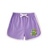 Kids' Summer Color Block Sports Set: Baby Shorts & Short Sleeve T-shirt