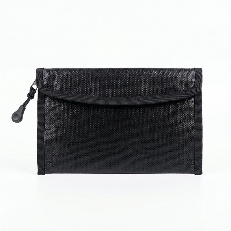 Fireproof Document Bag: Secure Storage for Cards, Passport & Power Bank