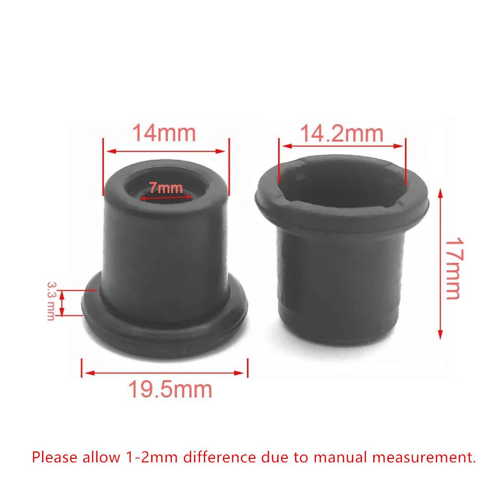 10Pcs Motorcycle Brake Upper Pump Piston Dust Cover Rubber Disc Brake Pump Caps